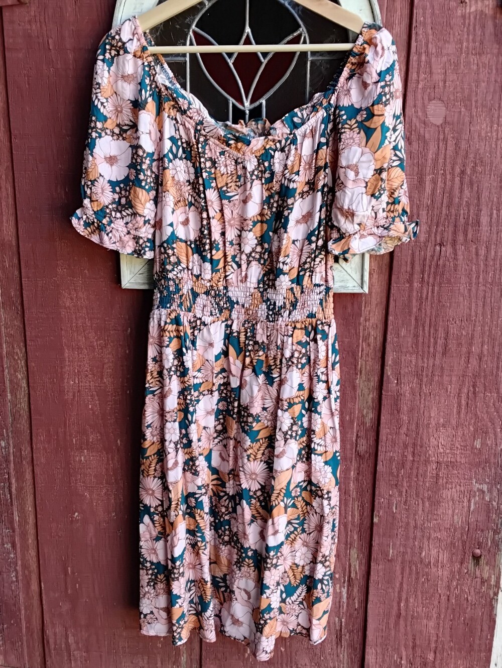 Luxology Floral Midi Dress NWT
